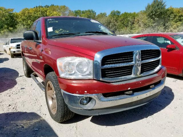 1D7HU18257S221116 - 2007 DODGE RAM 1500 S MAROON photo 1