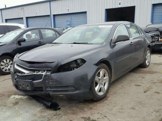 1G1ZA5EU3CF388655 - 2012 CHEVROLET MALIBU LS BLACK photo 2