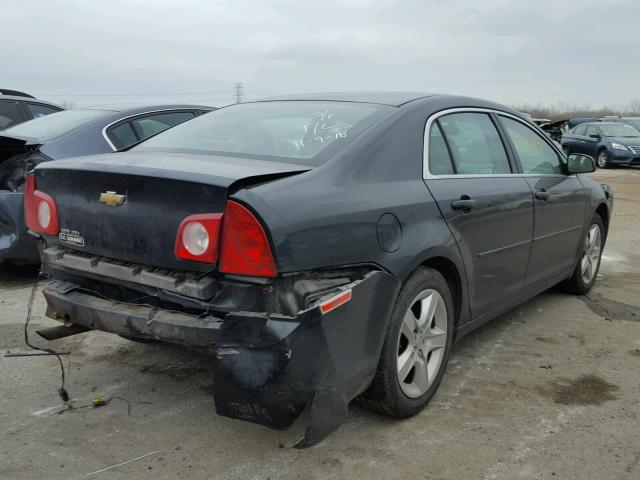 1G1ZA5EU3CF388655 - 2012 CHEVROLET MALIBU LS BLACK photo 4
