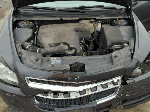 1G1ZA5EU3CF388655 - 2012 CHEVROLET MALIBU LS BLACK photo 7