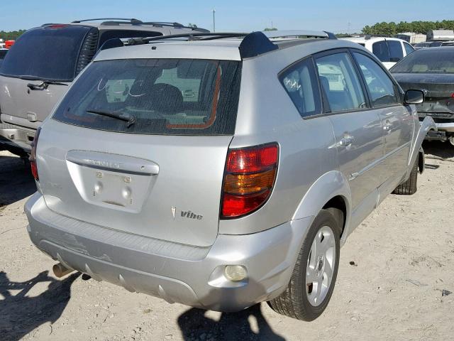 5Y2SL64894Z449942 - 2004 PONTIAC VIBE SILVER photo 4