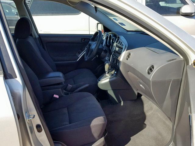 5Y2SL64894Z449942 - 2004 PONTIAC VIBE SILVER photo 5