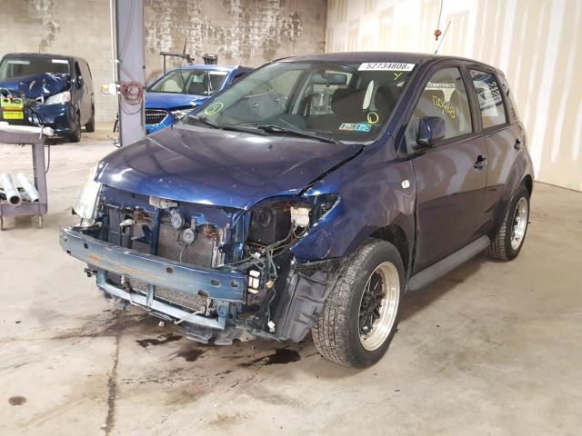JTKKT624440060834 - 2004 TOYOTA SCION XA ლურჯი ფოტო 2
