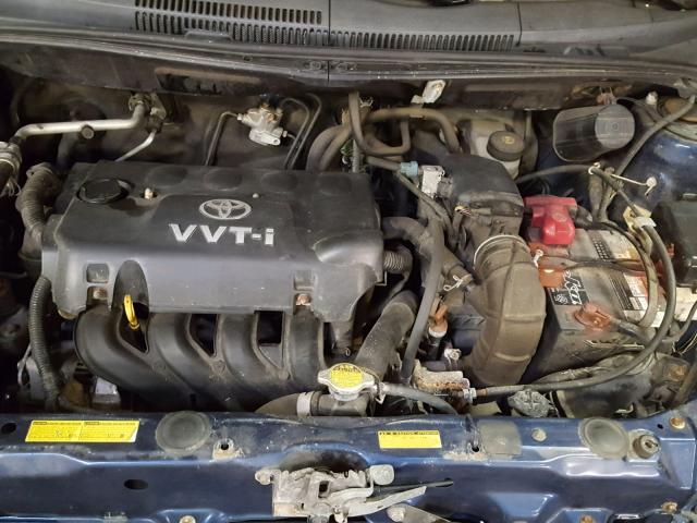 JTKKT624440060834 - 2004 TOYOTA SCION XA ლურჯი ფოტო 7