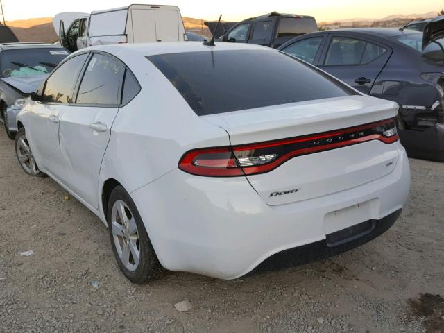 1C3CDFBB8GD538309 - 2016 DODGE DART SXT WHITE photo 3