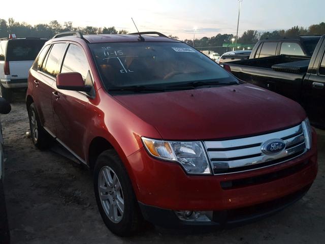 2FMDK38C87BA64531 - 2007 FORD EDGE SEL BURGUNDY photo 1