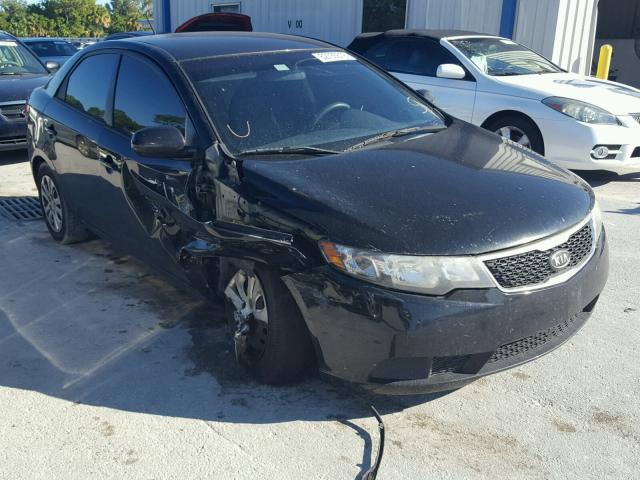 KNAFU4A28B5455901 - 2011 KIA FORTE EX BLACK photo 1