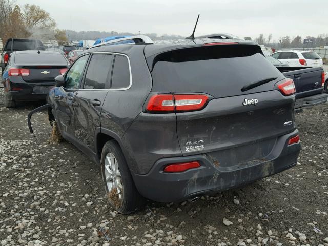 1C4PJMCB0FW679483 - 2015 JEEP CHEROKEE L GRAY photo 3