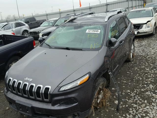 1C4PJMCB0FW679483 - 2015 JEEP CHEROKEE L GRAY photo 9