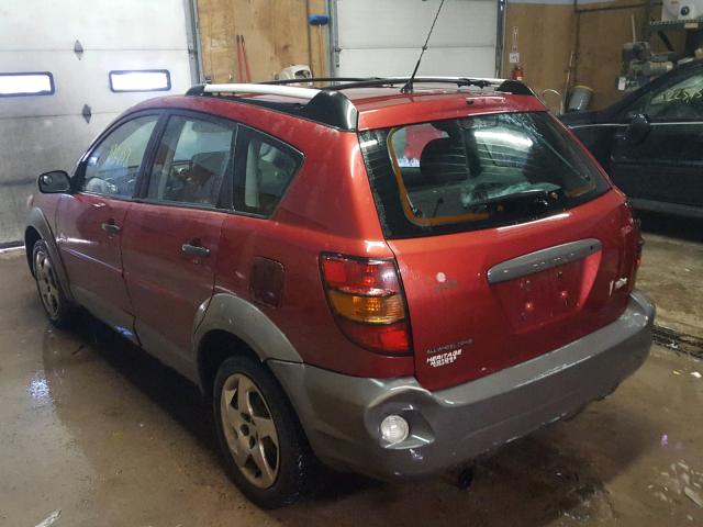 5Y2SM64893Z439374 - 2003 PONTIAC VIBE MAROON photo 3