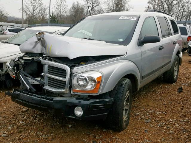 1D4HD48NX6F180059 - 2006 DODGE DURANGO SL GRAY photo 2