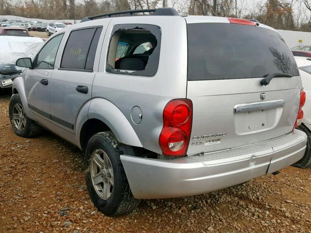 1D4HD48NX6F180059 - 2006 DODGE DURANGO SL GRAY photo 3