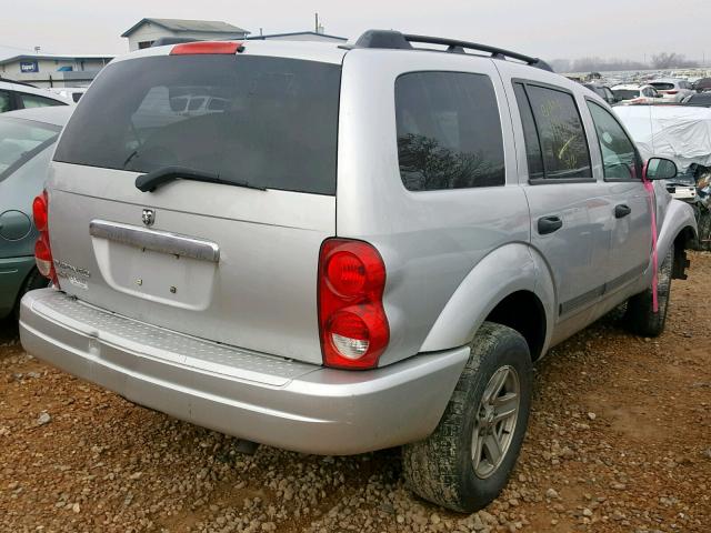 1D4HD48NX6F180059 - 2006 DODGE DURANGO SL GRAY photo 4