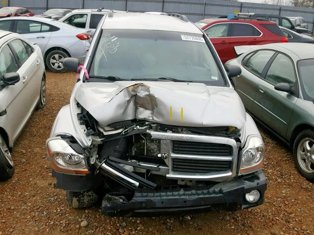 1D4HD48NX6F180059 - 2006 DODGE DURANGO SL GRAY photo 7