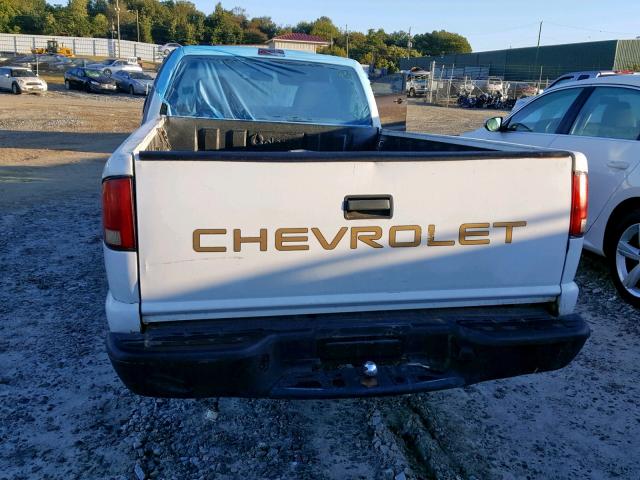 1GCCS14X4XK214881 - 1999 CHEVROLET S TRUCK S1 WHITE photo 6