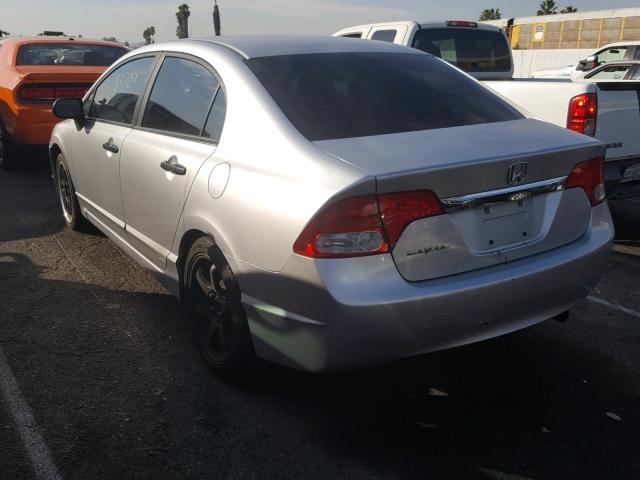 19XFA1F3XAE026550 - 2010 HONDA CIVIC VP SILVER photo 3