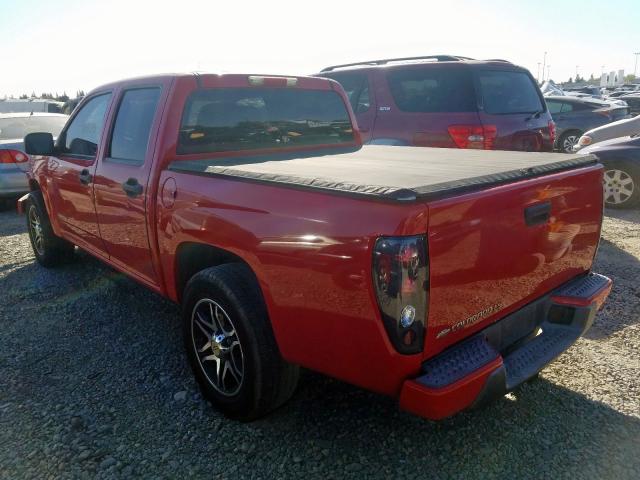 1GCCS136658146165 - 2005 CHEVROLET COLORADO RED photo 3