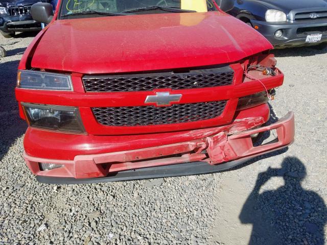 1GCCS136658146165 - 2005 CHEVROLET COLORADO RED photo 9