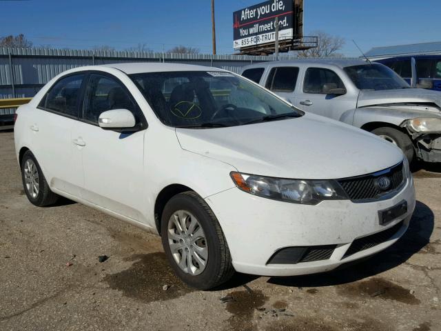 KNAFU4A28A5166662 - 2010 KIA FORTE EX WHITE photo 1