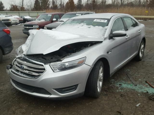 1FAHP2E87DG166706 - 2013 FORD TAURUS SEL SILVER photo 2