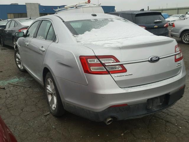 1FAHP2E87DG166706 - 2013 FORD TAURUS SEL SILVER photo 3