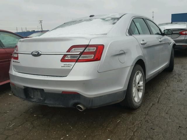 1FAHP2E87DG166706 - 2013 FORD TAURUS SEL SILVER photo 4