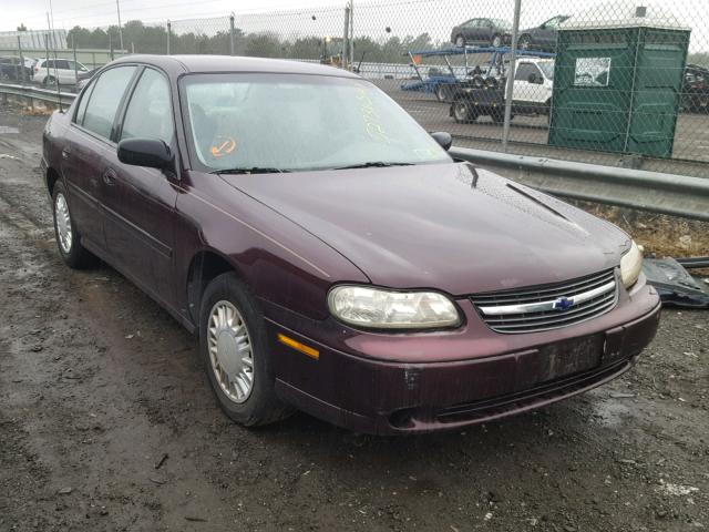 1G1ND52J5Y6278696 - 2000 CHEVROLET MALIBU BURGUNDY photo 1