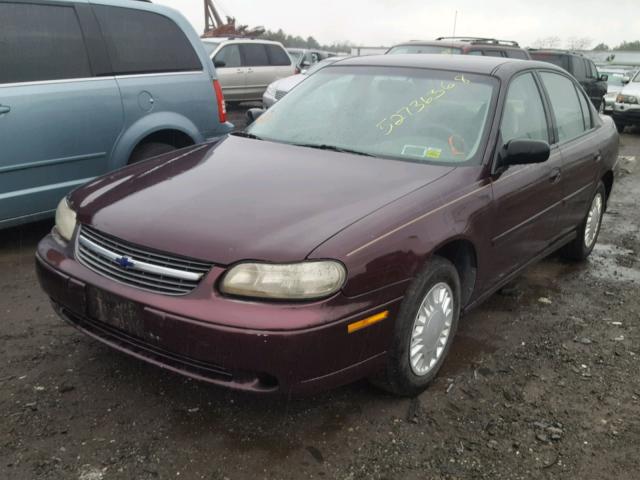 1G1ND52J5Y6278696 - 2000 CHEVROLET MALIBU BURGUNDY photo 2