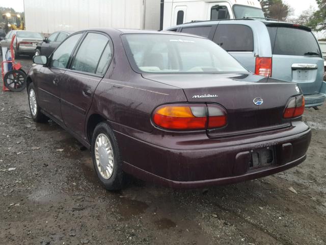 1G1ND52J5Y6278696 - 2000 CHEVROLET MALIBU BURGUNDY photo 3