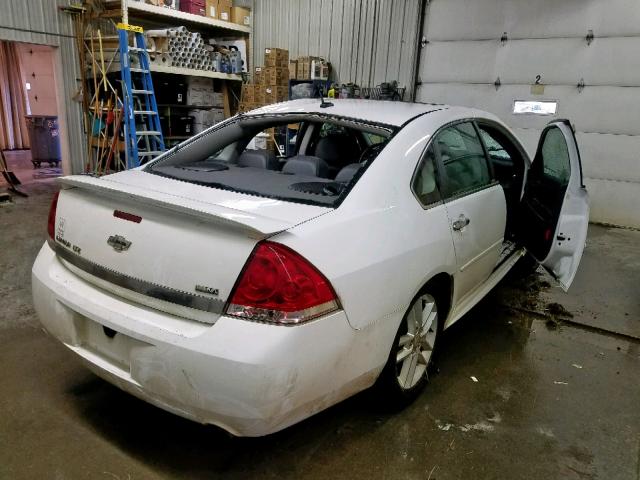 2G1WC5EM0A1141627 - 2010 CHEVROLET IMPALA LTZ WHITE photo 4