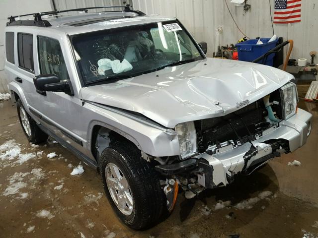 1J8HG48K86C365392 - 2006 JEEP COMMANDER SILVER photo 1