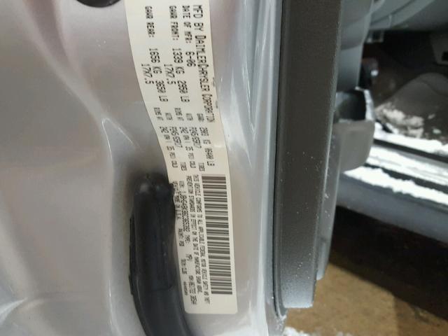 1J8HG48K86C365392 - 2006 JEEP COMMANDER SILVER photo 10