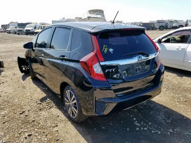 3HGGK5H80FM780301 - 2015 HONDA FIT EX BLACK photo 3