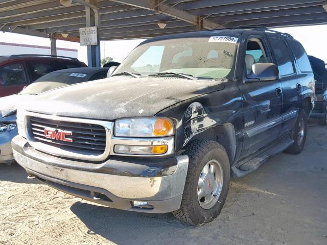 1GKEK13T61J137830 - 2001 GMC YUKON BLACK photo 2