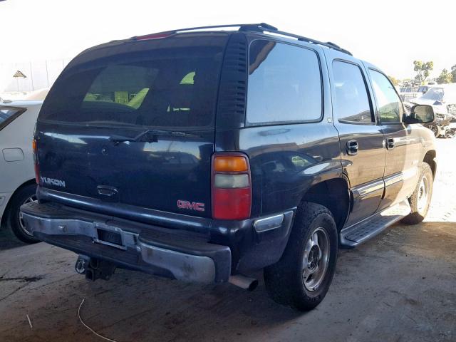 1GKEK13T61J137830 - 2001 GMC YUKON BLACK photo 4