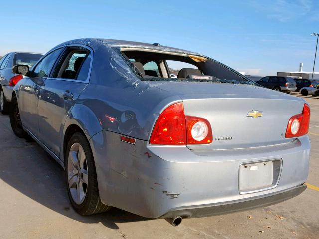 1G1ZH57B384297055 - 2008 CHEVROLET MALIBU 1LT BLUE photo 3