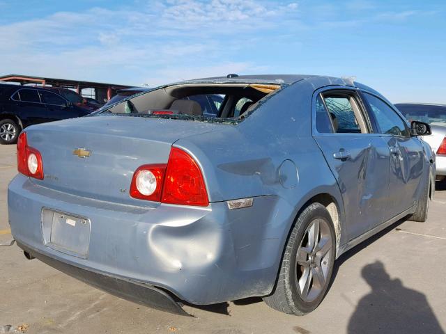 1G1ZH57B384297055 - 2008 CHEVROLET MALIBU 1LT BLUE photo 4
