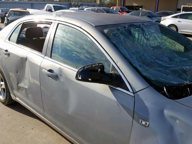 1G1ZH57B384297055 - 2008 CHEVROLET MALIBU 1LT BLUE photo 9