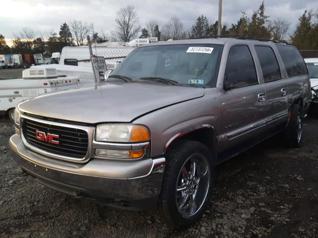 3GKFK16TXYG216302 - 2000 GMC YUKON XL K TAN photo 2