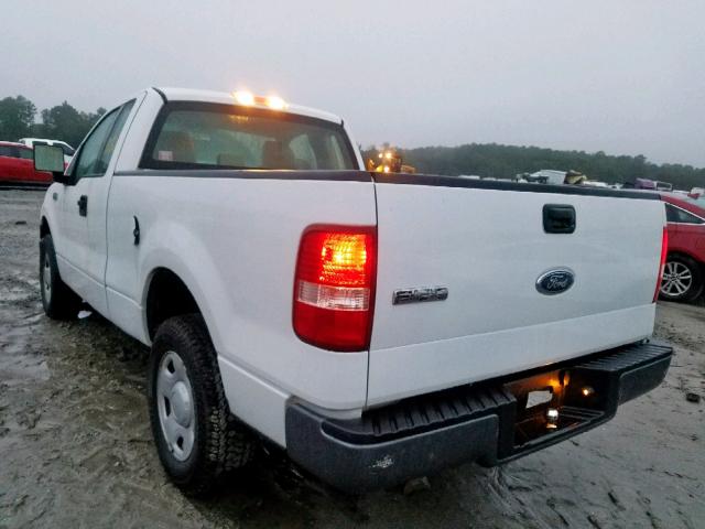 1FTRF12225NB39695 - 2005 FORD F150 WHITE photo 3