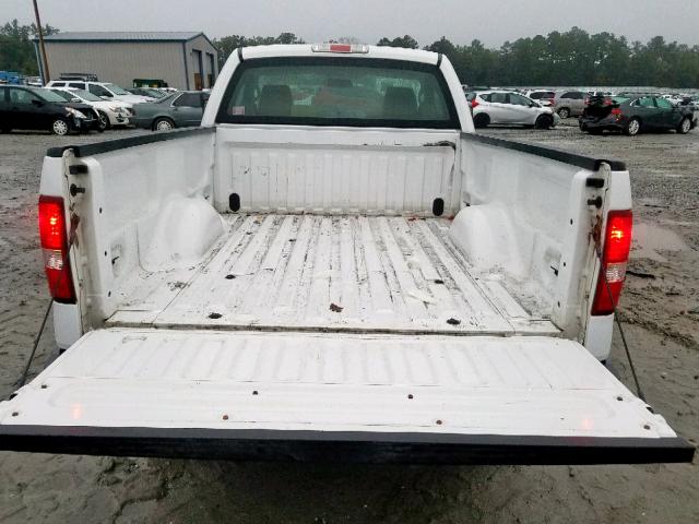 1FTRF12225NB39695 - 2005 FORD F150 WHITE photo 6