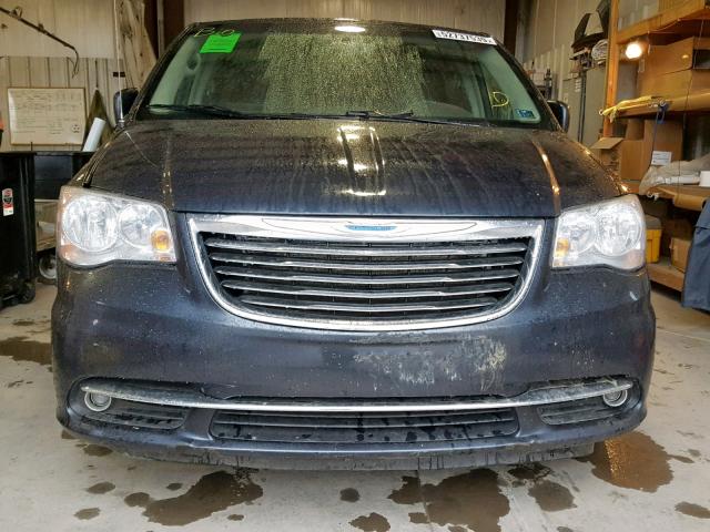 2C4RC1BG6ER324971 - 2014 CHRYSLER TOWN & COU GRAY photo 9