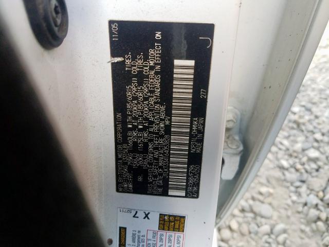 JTLKT334164053828 - 2006 TOYOTA SCION XB 白色 照片 10