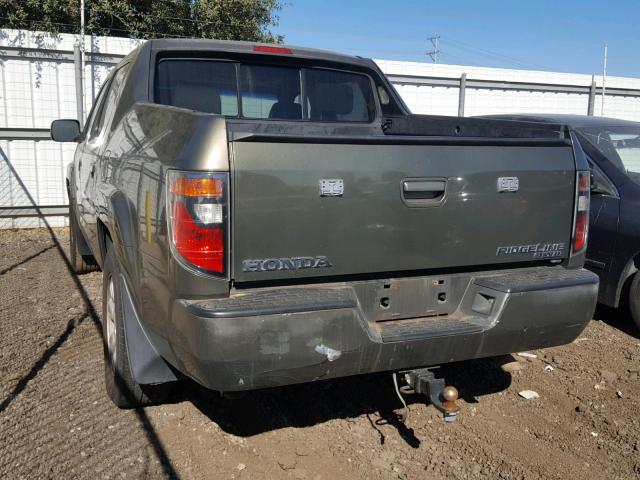 2HJYK16406H543362 - 2006 HONDA RIDGELINE GREEN photo 3