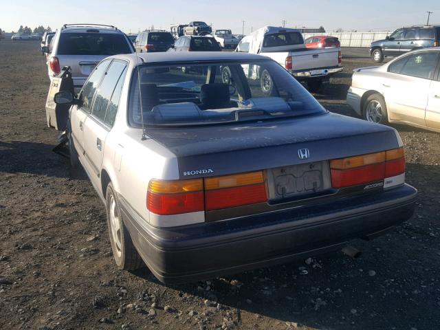 JHMCB7646LC038277 - 1990 HONDA ACCORD DX MAROON photo 3