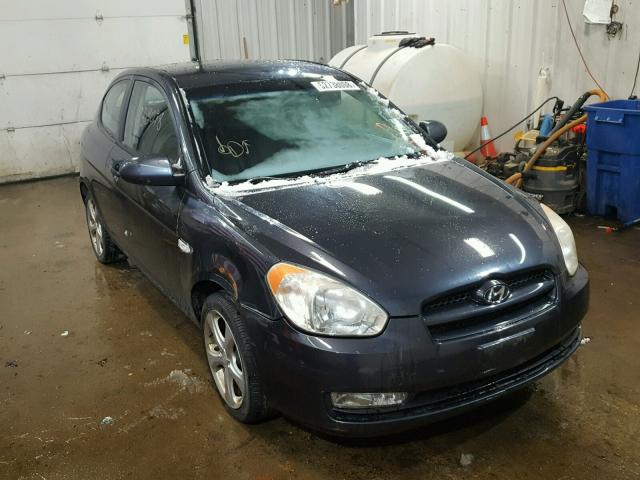 KMHCN36C67U017675 - 2007 HYUNDAI ACCENT SE BLUE photo 1