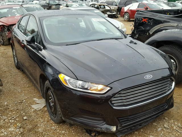 3FA6P0G72FR104688 - 2015 FORD FUSION S BLACK photo 1