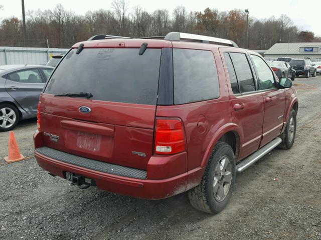 1FMDU75E65UA66518 - 2005 FORD EXPLORER L RED photo 4