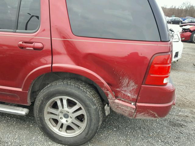 1FMDU75E65UA66518 - 2005 FORD EXPLORER L RED photo 9