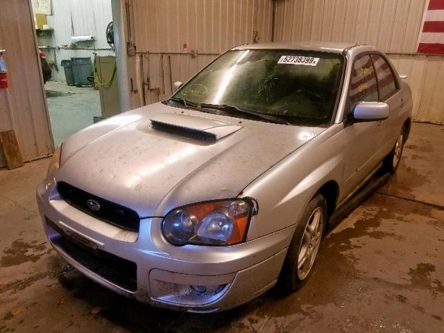 JF1GD29654H500349 - 2004 SUBARU IMPREZA WR SILVER photo 2